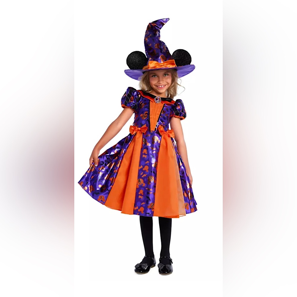 Kids Minnie Mouse Witch Halloween Costume